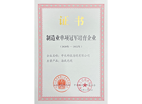 造作业单项冠军造就企业：PA真人海缆